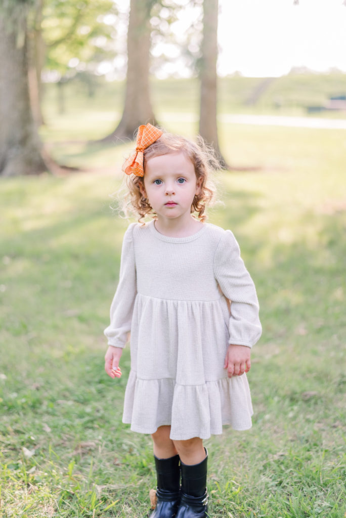 fall family session at Troy City Park