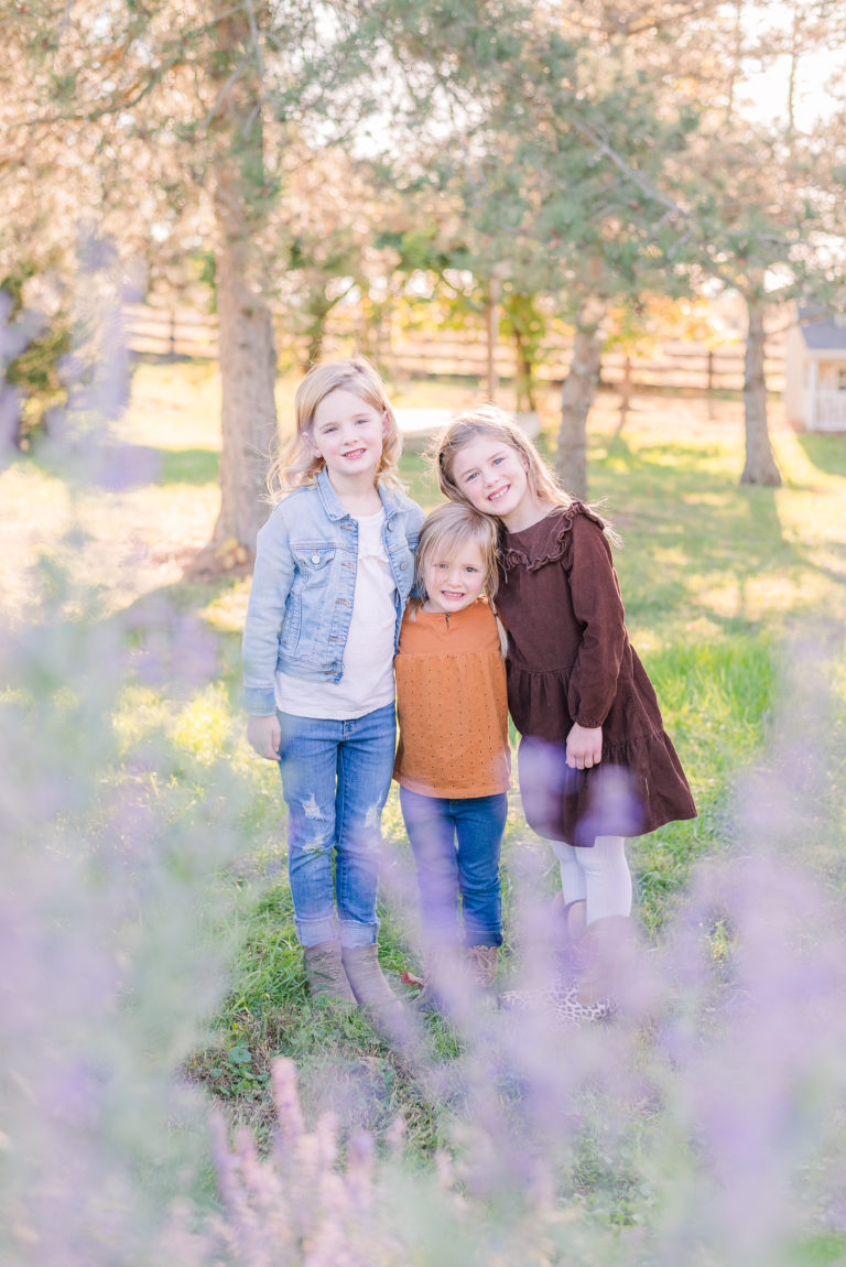 fall family farm photography