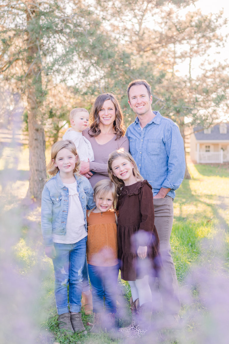 fall family farm photography