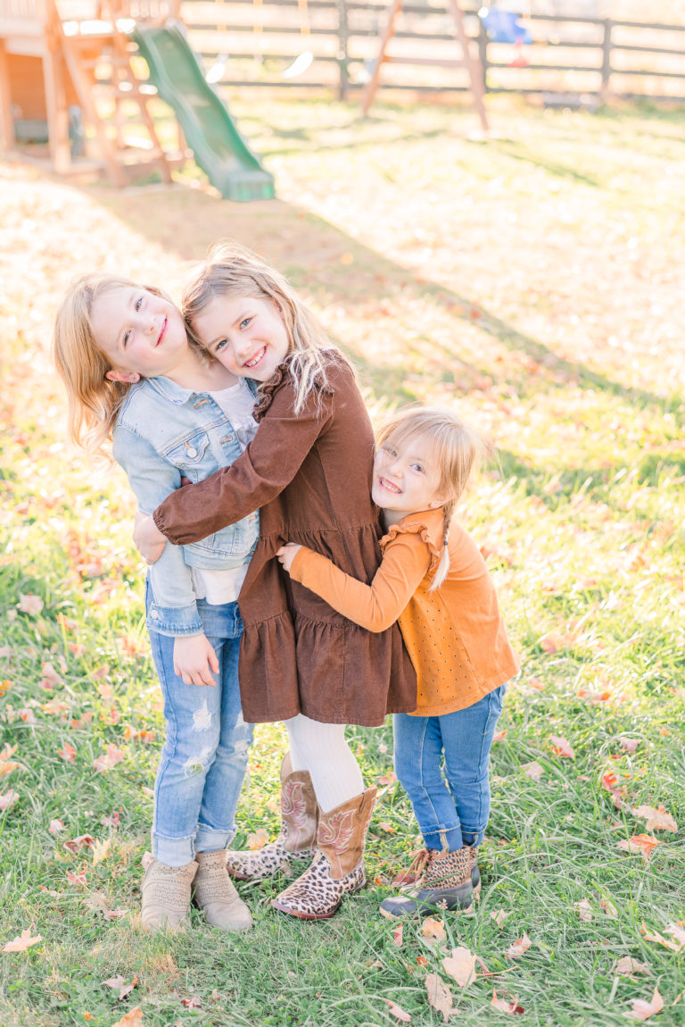 fall family farm photography