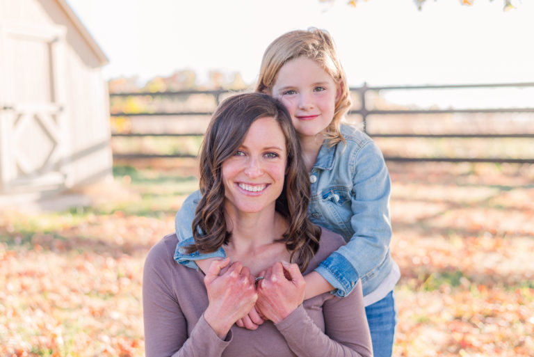 fall family farm photography