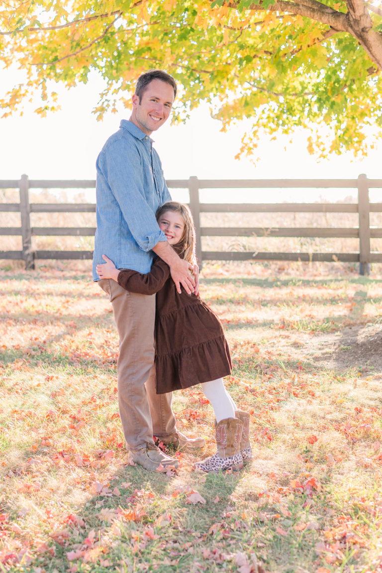 fall family farm photography