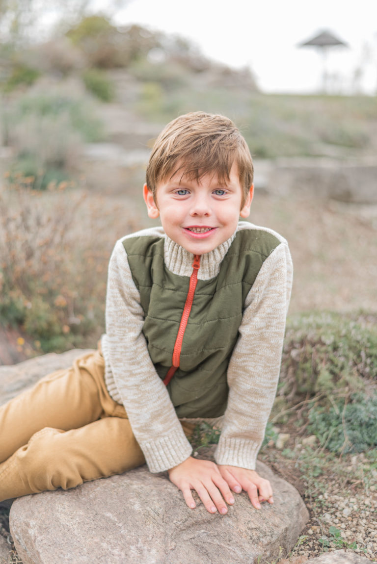 Dayton fall family photo session Cox arboretum