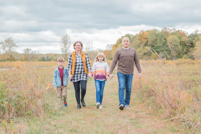 Dayton fall family photo session