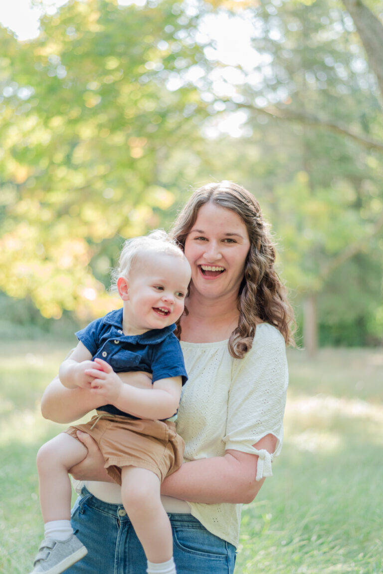 fall family photography at john bryan state park